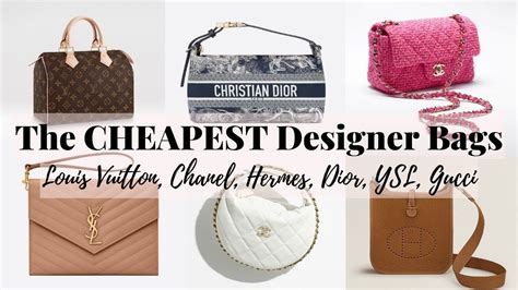 what are the cheapest designer handbags